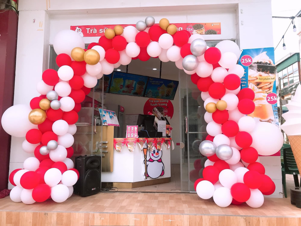 Trang trí cổng bong bóng bay tại TP Vinh Nghệ An