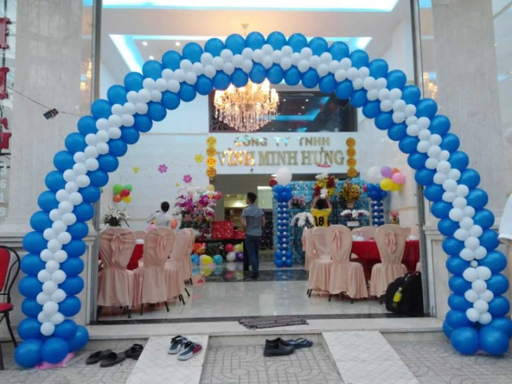 Trang trí cổng bong bóng bay tại TP Vinh Nghệ An