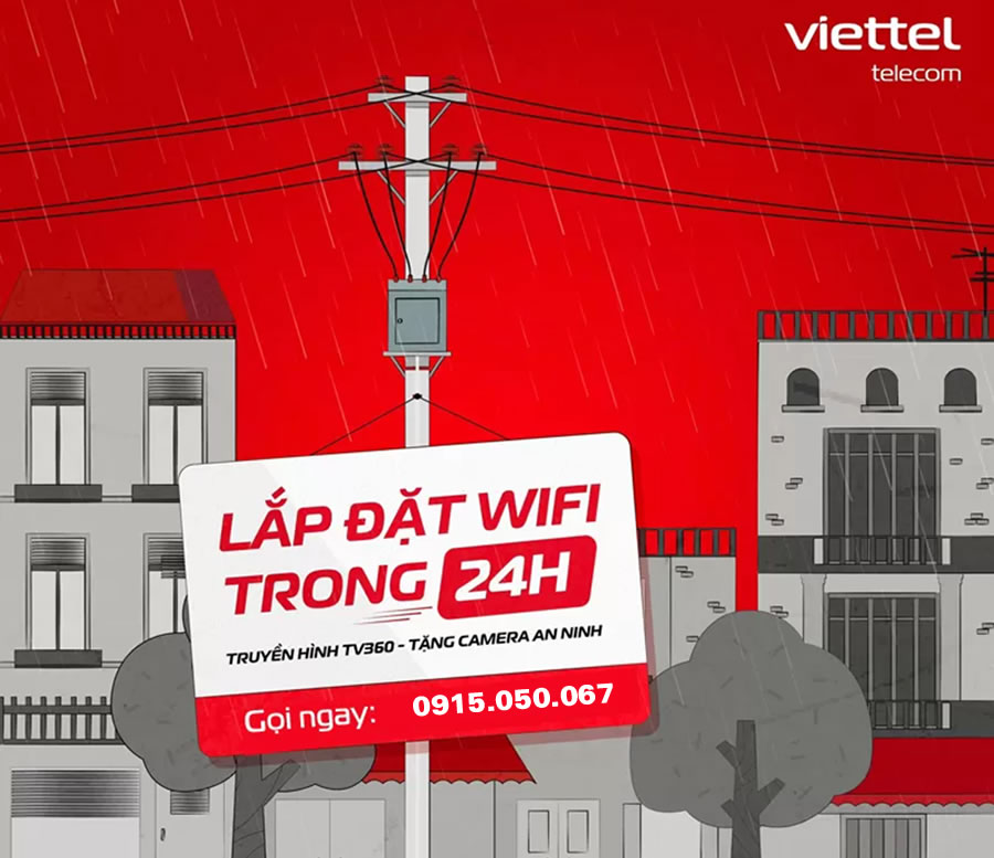 Lắp đặt Internet wifi Viettel Vinh Nghệ An
