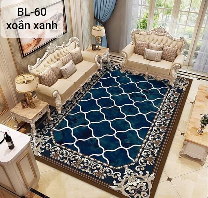 Thảm lót trải sàn trang trí phòng khách bàn ghế sofa TP Vinh Nghệ An